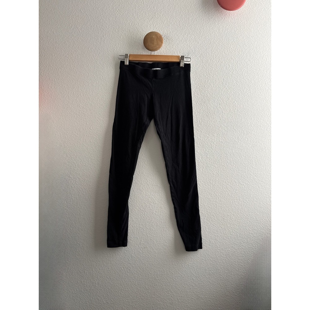 James Perse Black Pima Cotton Lycra Leggings Size 1 Small